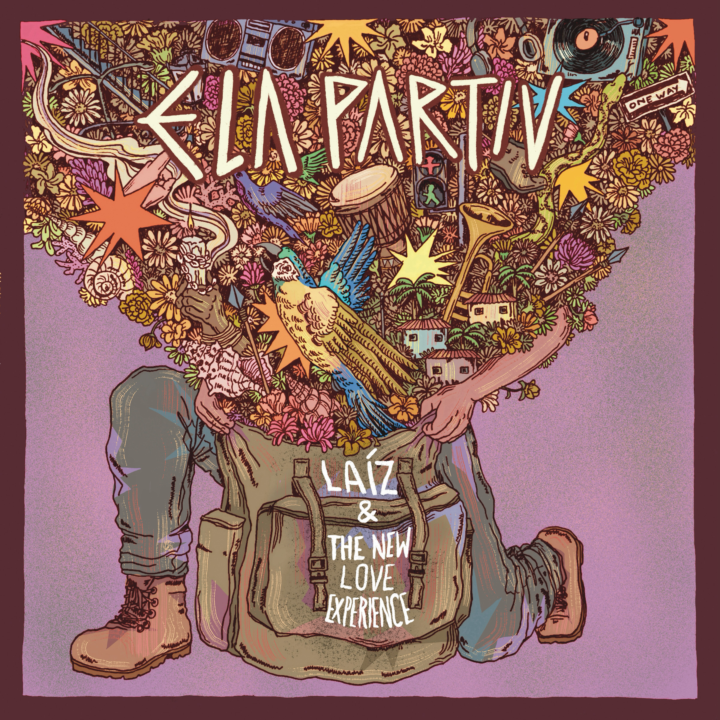 Brazilian hip hop and pan-African extravaganza on 'Ela Partiu' by